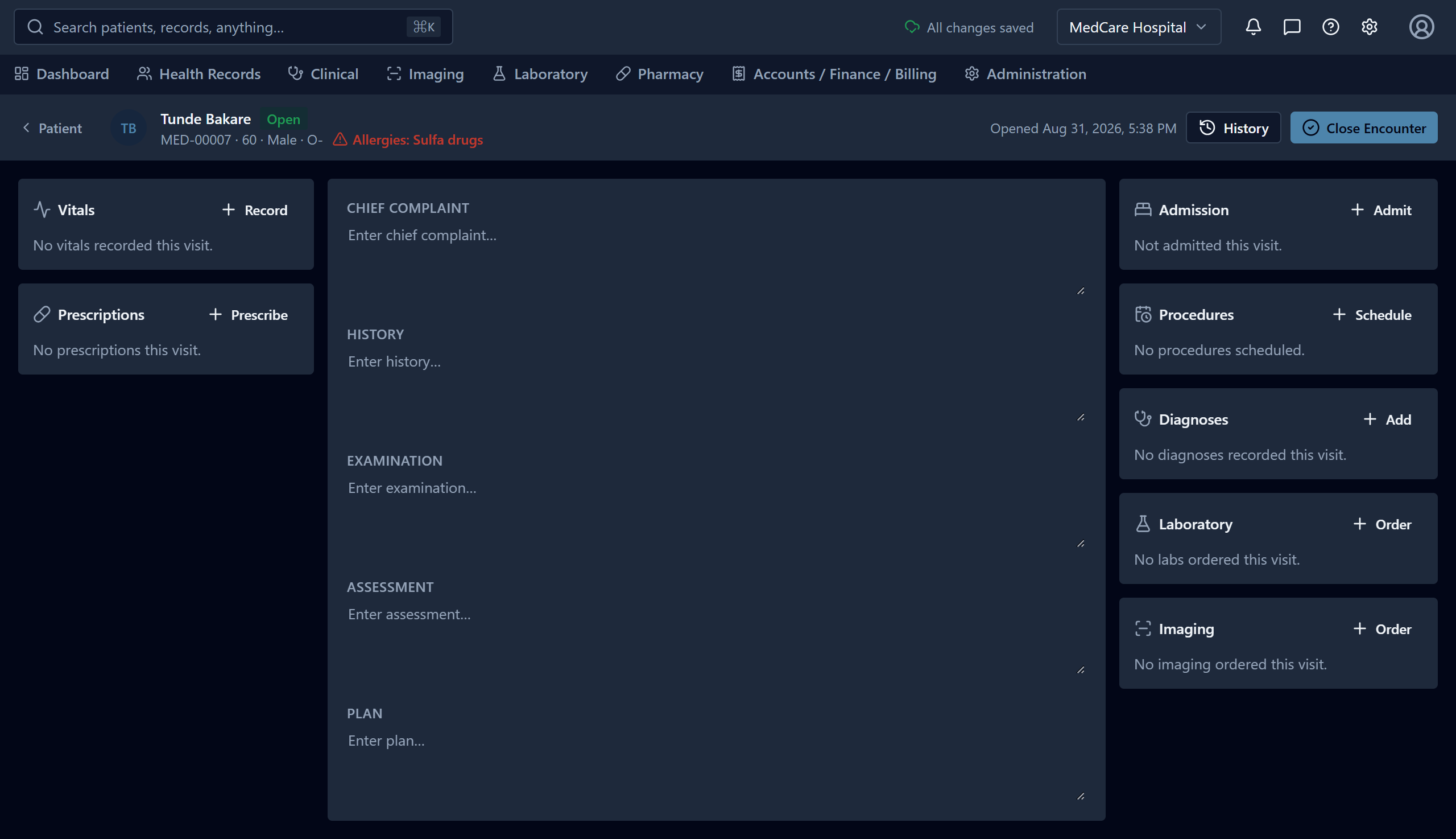 EMR/EHR Software screenshot 2